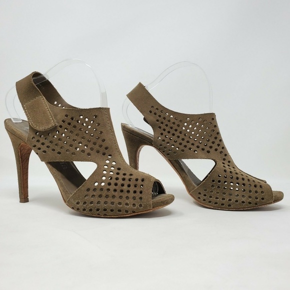 Pedro Garcia Peep Toe Boots for Women for sale | eBay Pedro Garcia Sofia Perforated Suede Peep-Toe Booty